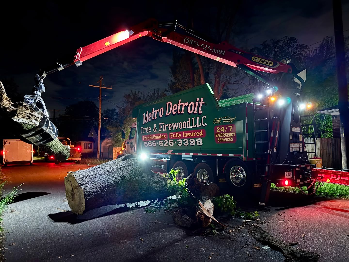 Metro Detroit Tree And Firewood Tree Service ad creative