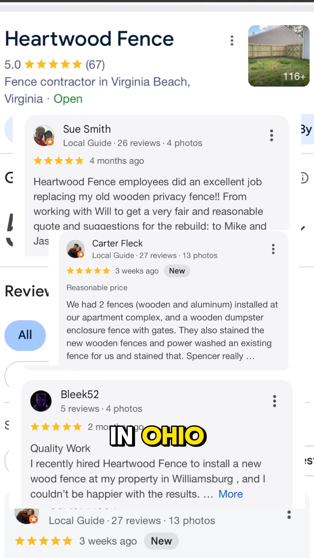 Heartwood Fence Fencing ad creative