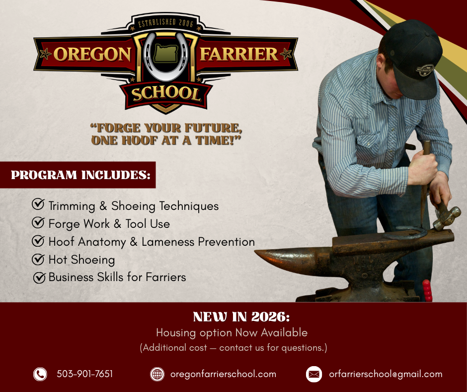 Oregon Farrier School Private School ad creative