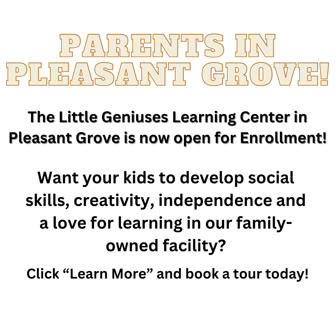 Little Geniuses Learning Center Private School ad creative