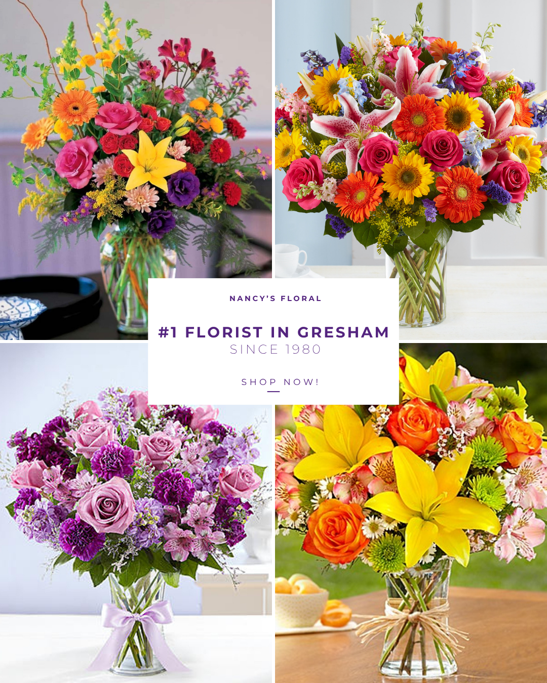 Nancy's Floral Florist ad creative