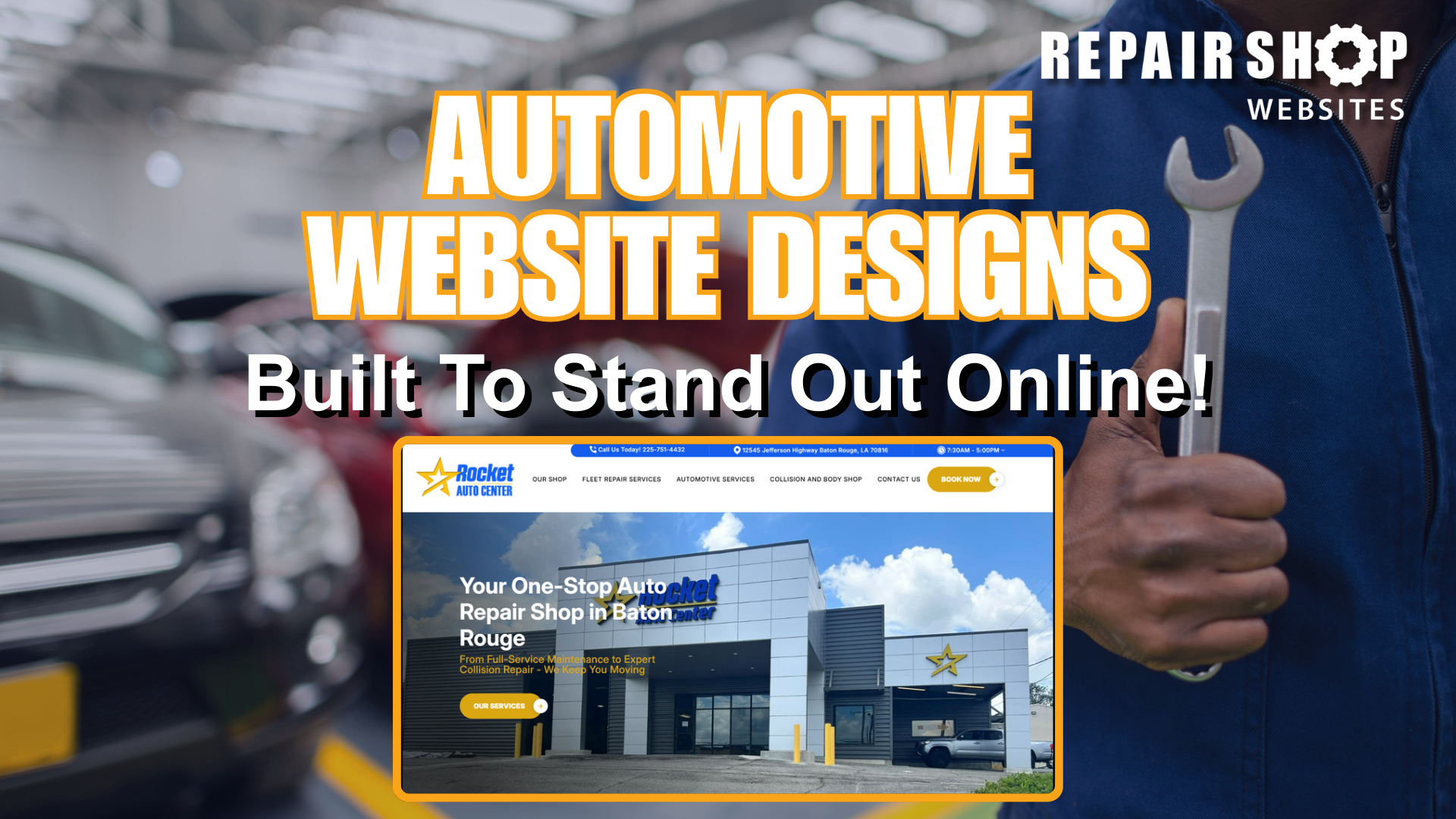 Repair Shop Websites Digital Marketing Agency ad creative