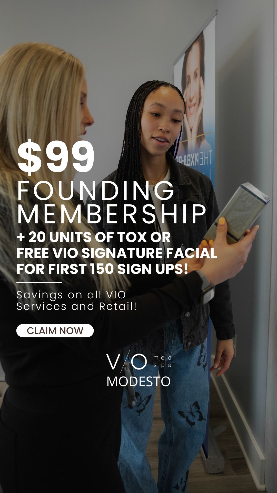 VIO Med Spa Modesto Med Spa ad creative