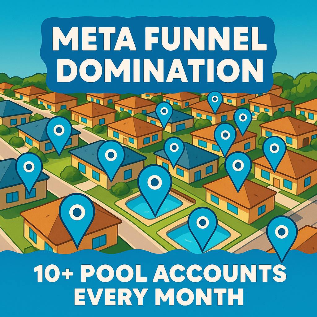 Pool Monopoly Pool Service ad creative