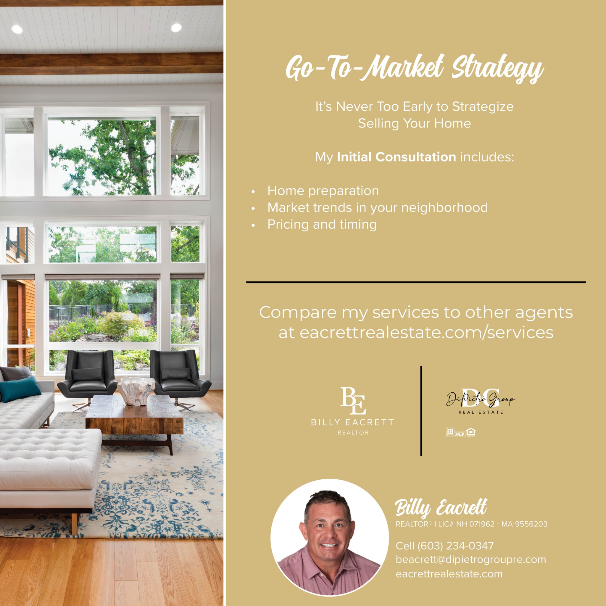 Billy Eacrett Realtor Real Estate Agent ad creative