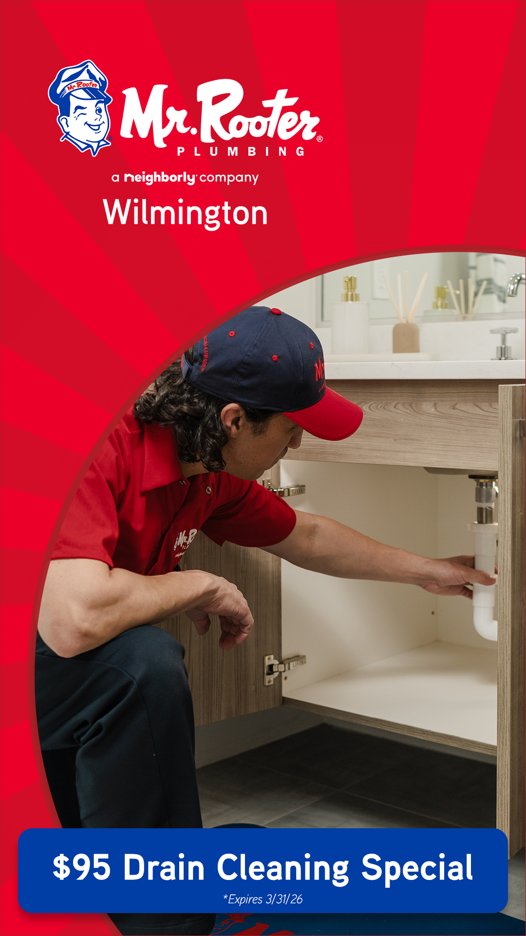 $95 Drain Cleaning 🚿 Fast & Reliable