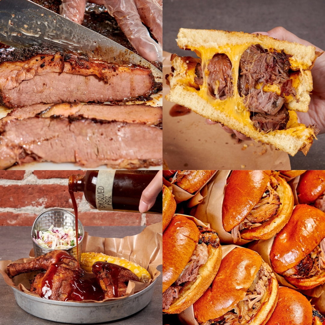 Smoqued California BBQ Catering ad creative