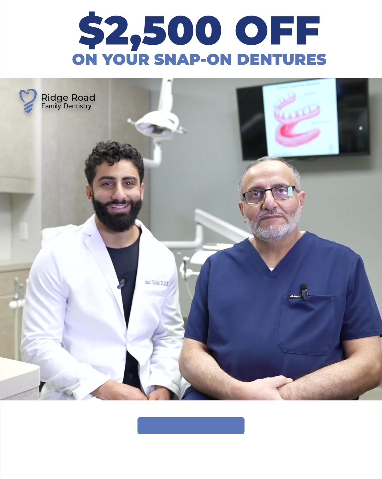 Hey Cleveland! Get $2,500 OFF on Snap-on Dentures!