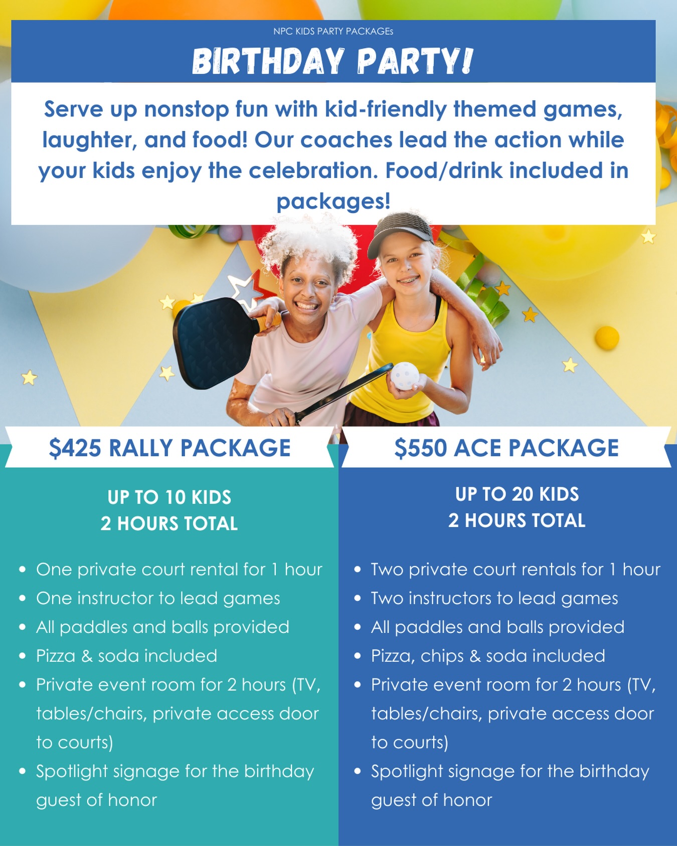 Northville Pickleball Club Event Venue ad creative