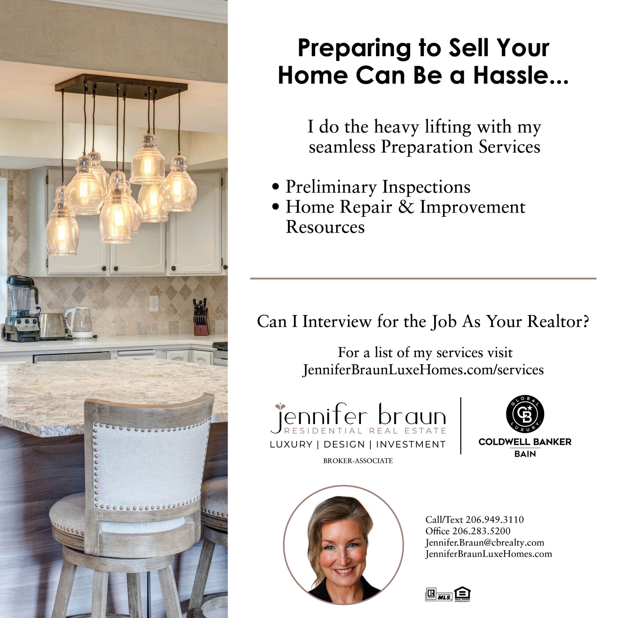 Jennifer Braun Luxe Homes Real Estate Agent ad creative