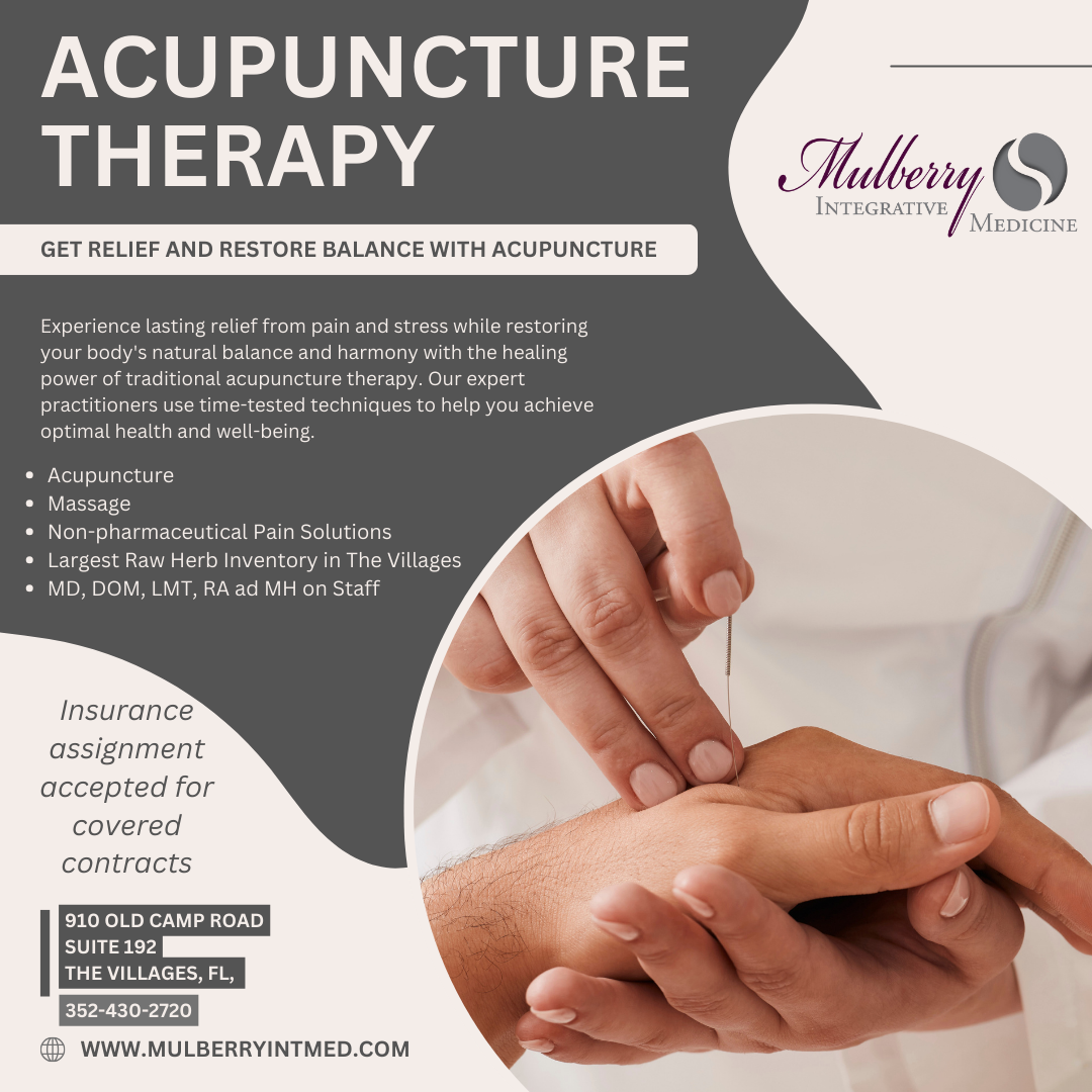 ๐ฟ PAIN RELIEF NATURALLY WITH ACUPUNCTURE