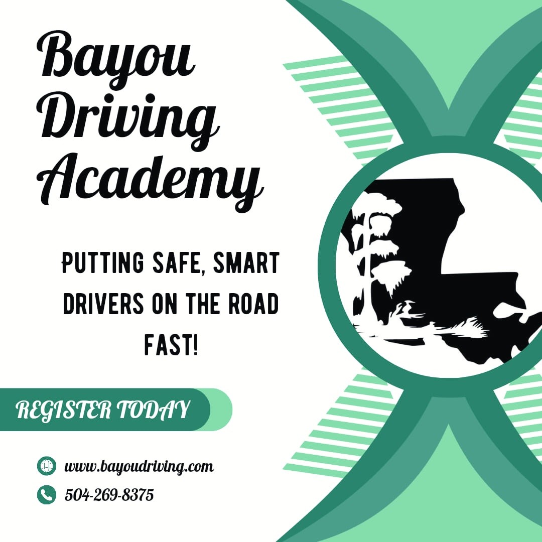 Bayou Driving Academy Driving School ad creative