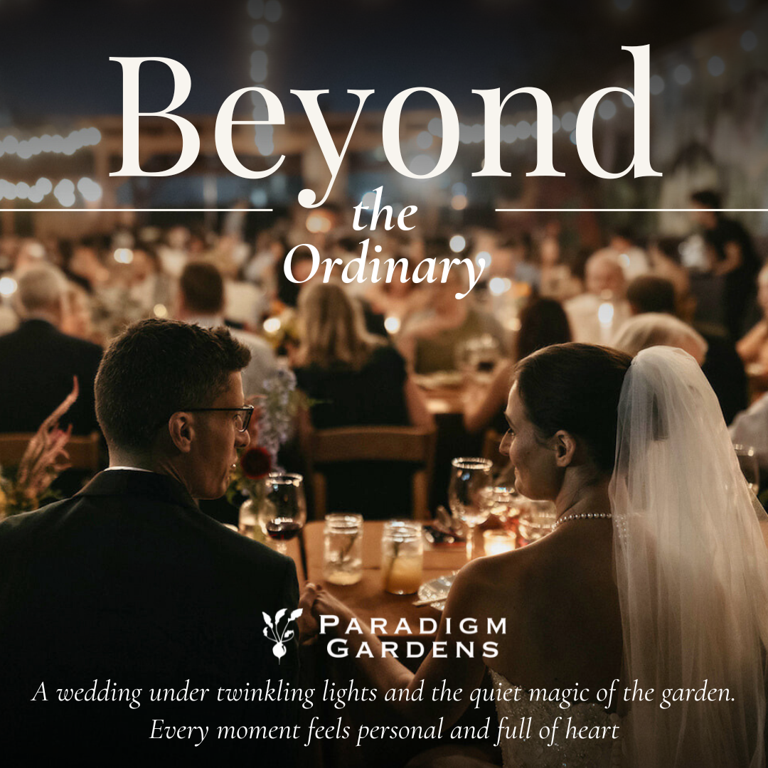 Paradigm Gardens Event Venue ad creative