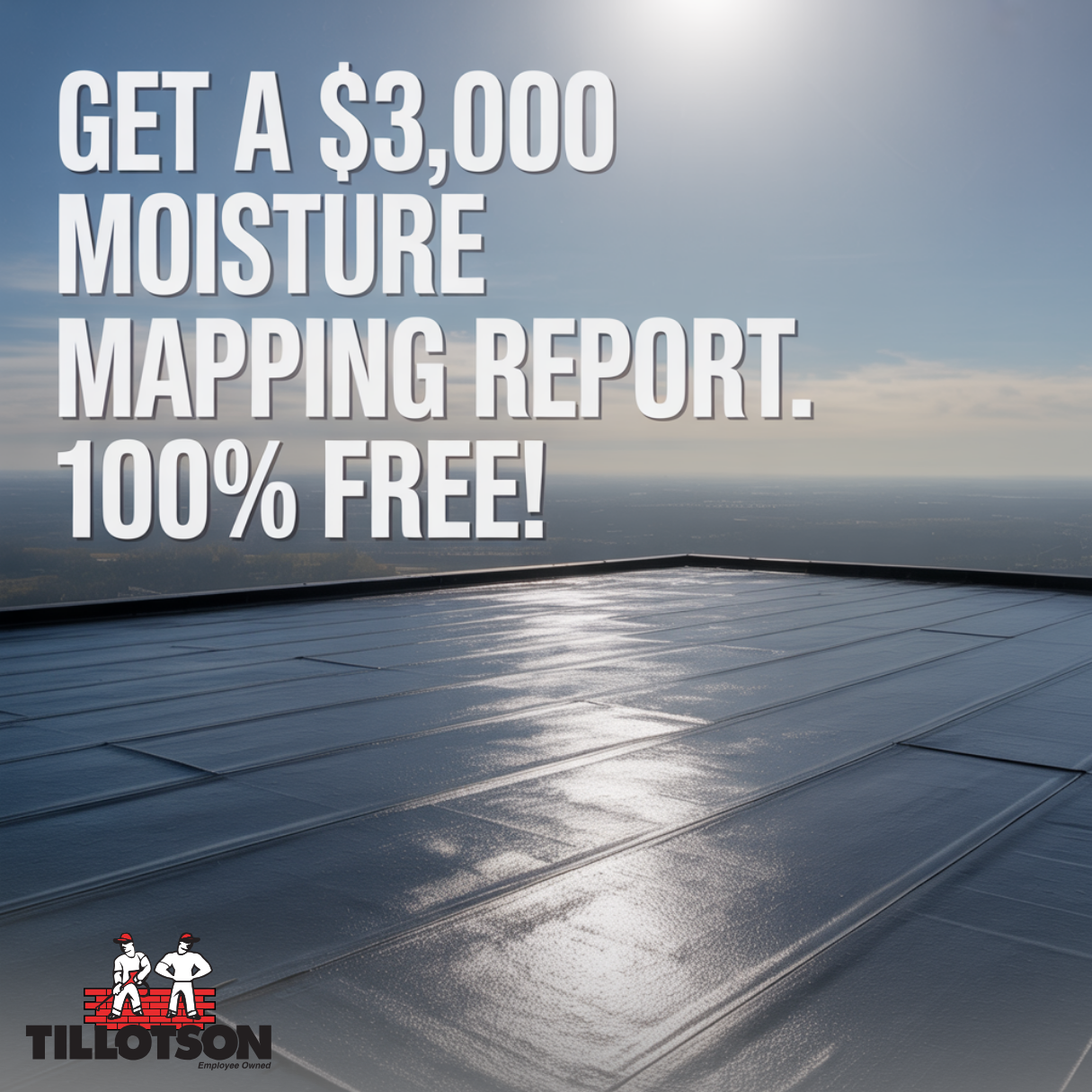 Tillotson Enterprises Roofing ad creative