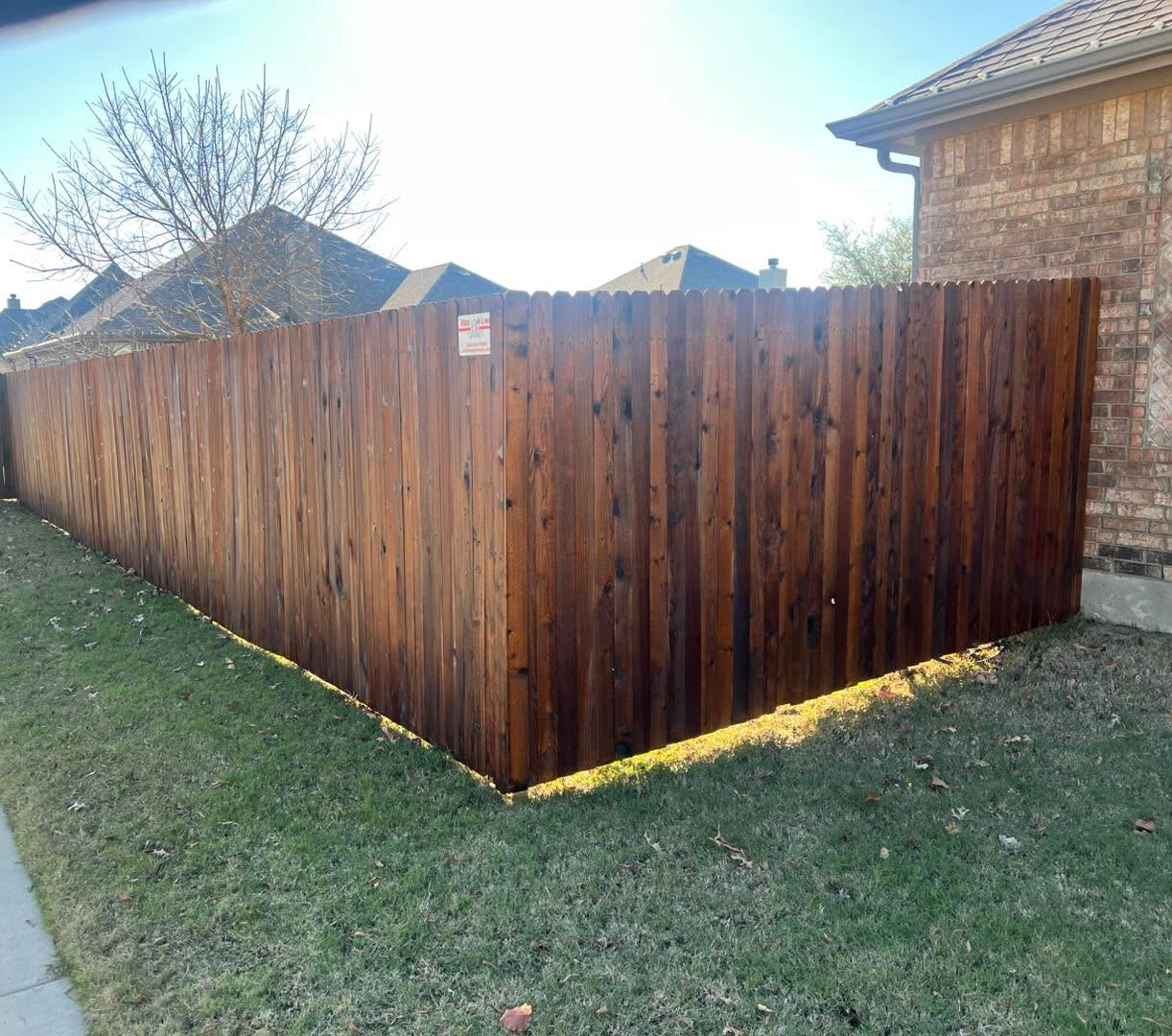 Red Line Staining, LLC Fencing ad creative