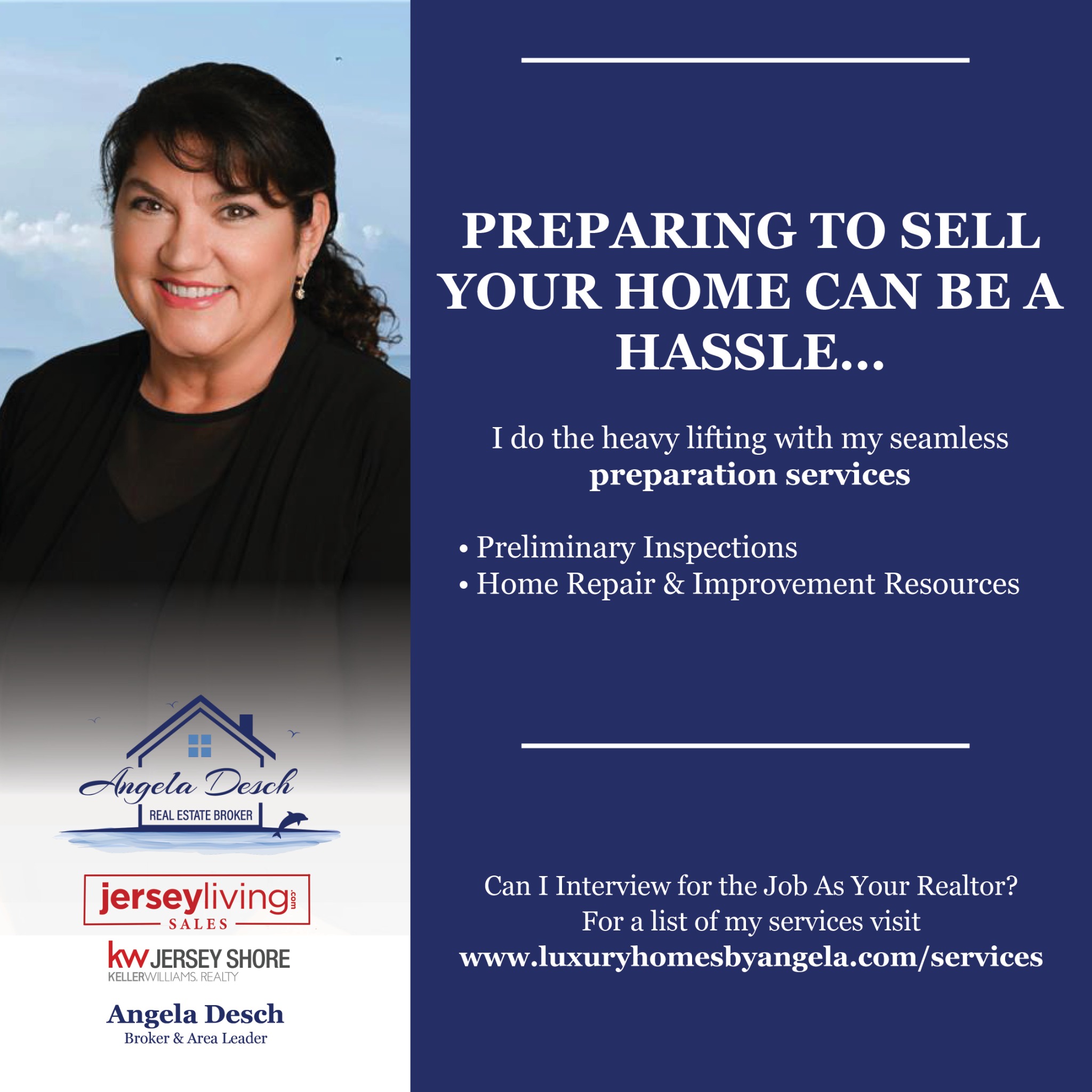 Message or Call (609) 457-0410 or (609) 823-3500 x 148