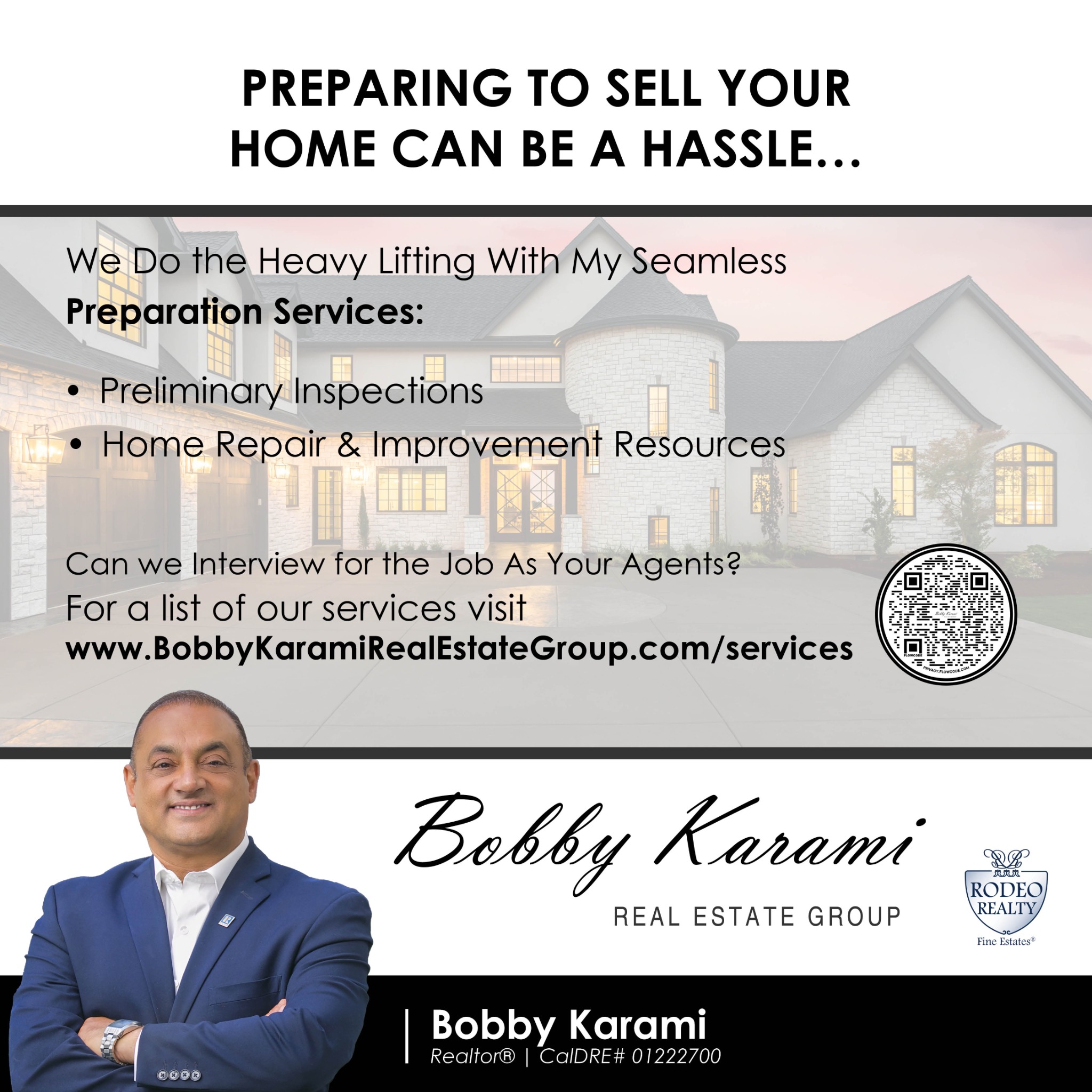 Message or Call (818) 581-6608