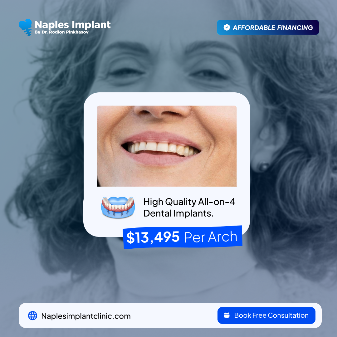 Naples Implant Clinic Implant Dentist ad creative