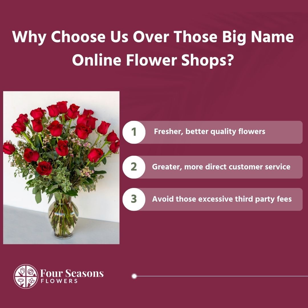 Four Seasons Flowers Florist ad creative