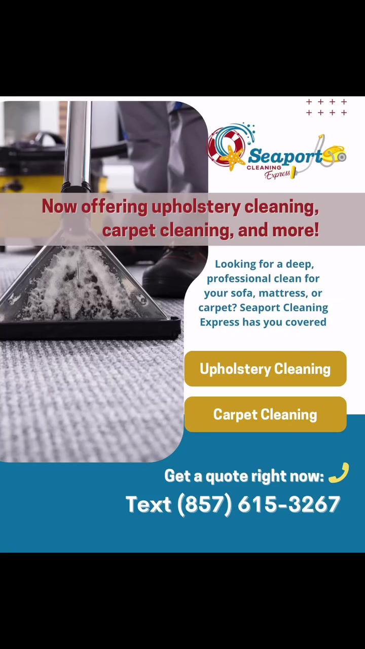Seaport Cleaning Carpet Cleaning ad