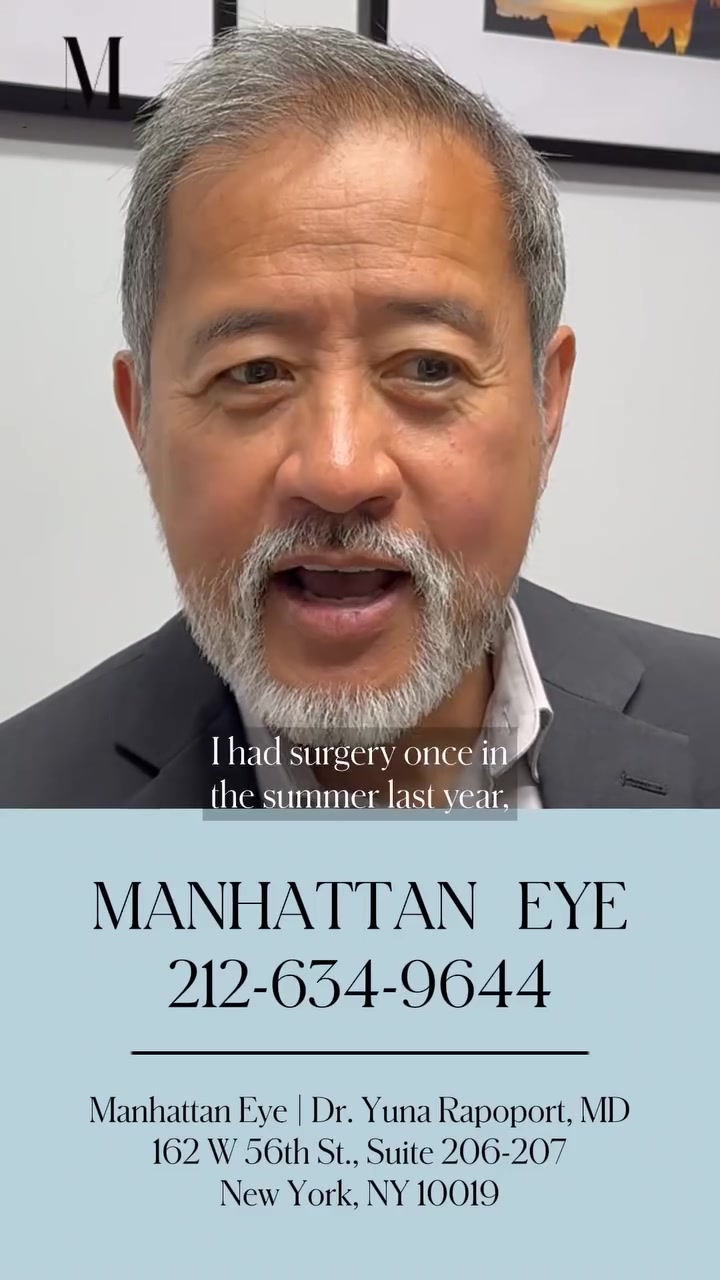 Cataract Surgery in NYC with Dr. Rapoport