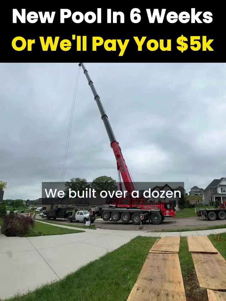 New Pool in 6 Weeks - Or We'll Pay You $5k
