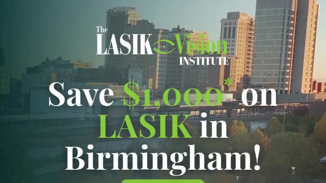 Clearer Vision Starts Here — $1,000* Off LASIK