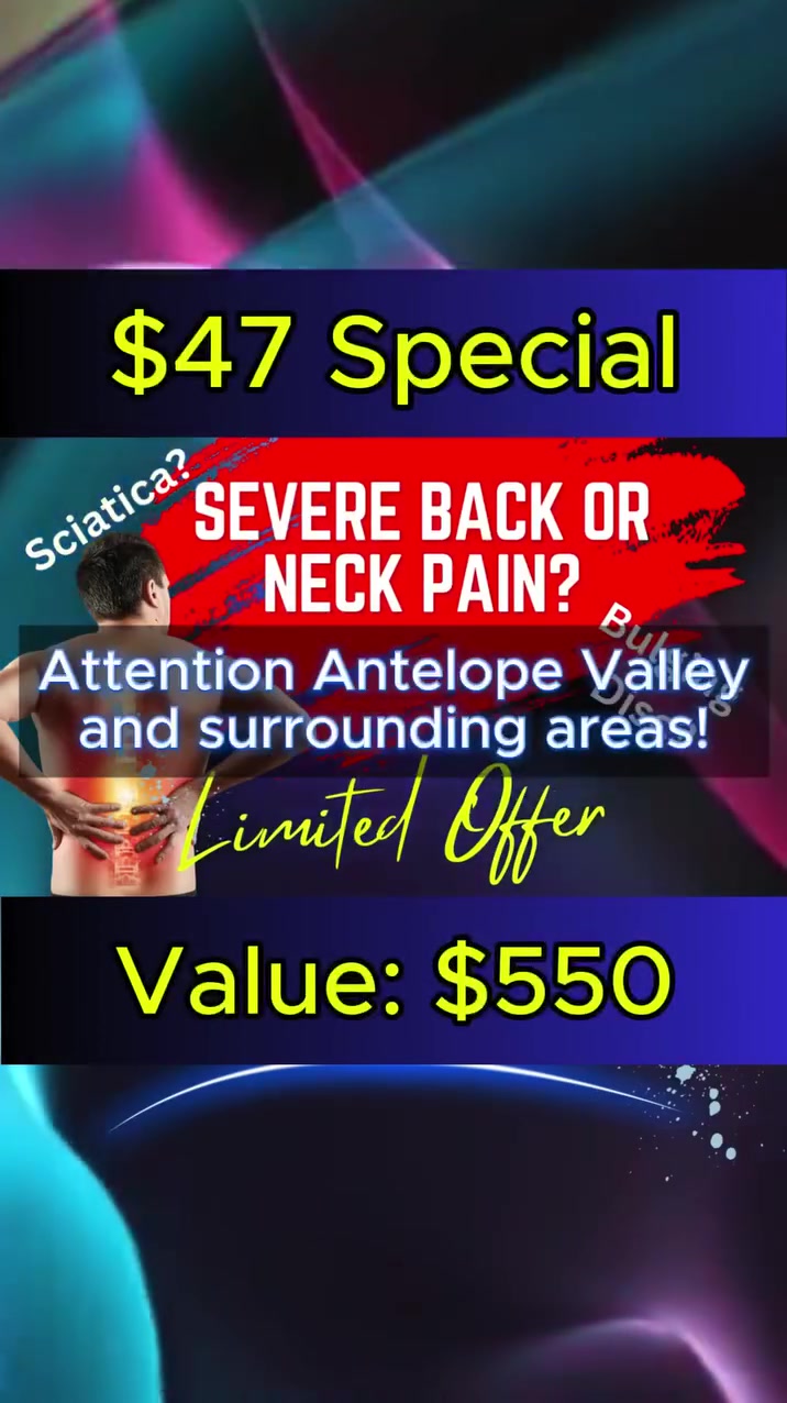 Struggling with Back Pain? Get a $47 Spinal Evaluation Today!